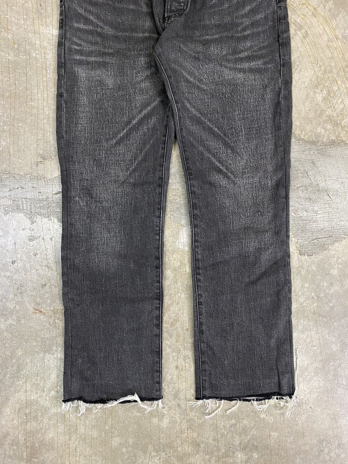 Dior AW04 DIOR Homme hedi slimane Faded wash Black denim Size US 32 / EU 48 - 4 Thumbnail