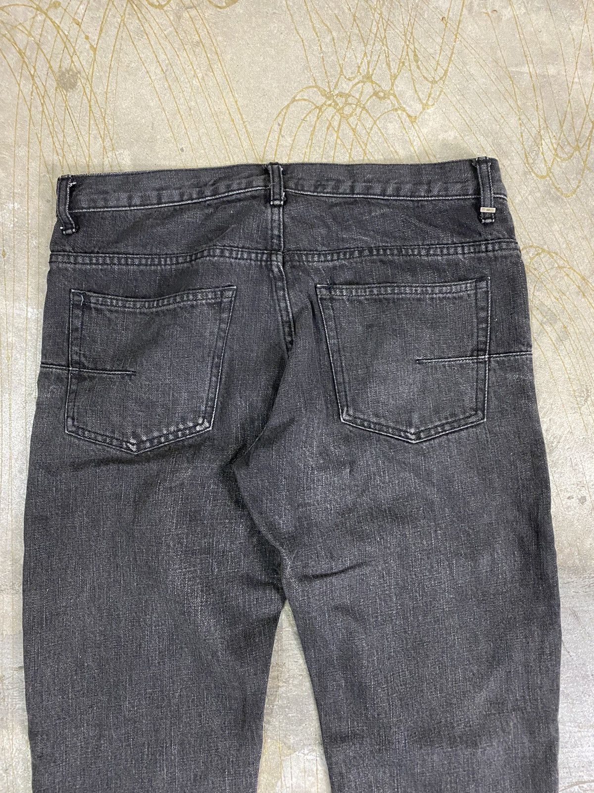 Dior AW04 DIOR Homme hedi slimane Faded wash Black denim Size US 32 / EU 48 - 10 Thumbnail