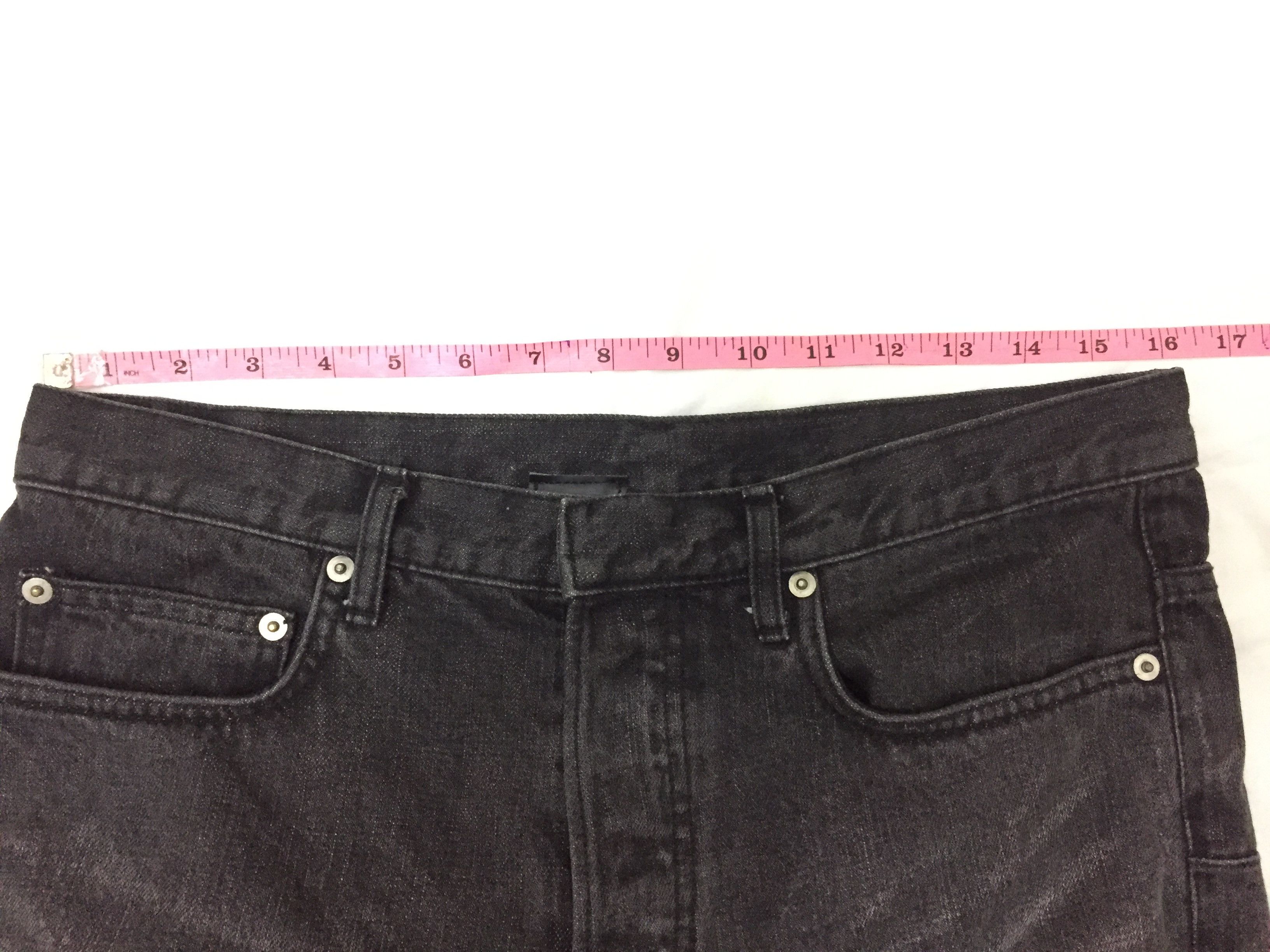 Dior AW04 DIOR Homme hedi slimane Faded wash Black denim Size US 32 / EU 48 - 15 Thumbnail