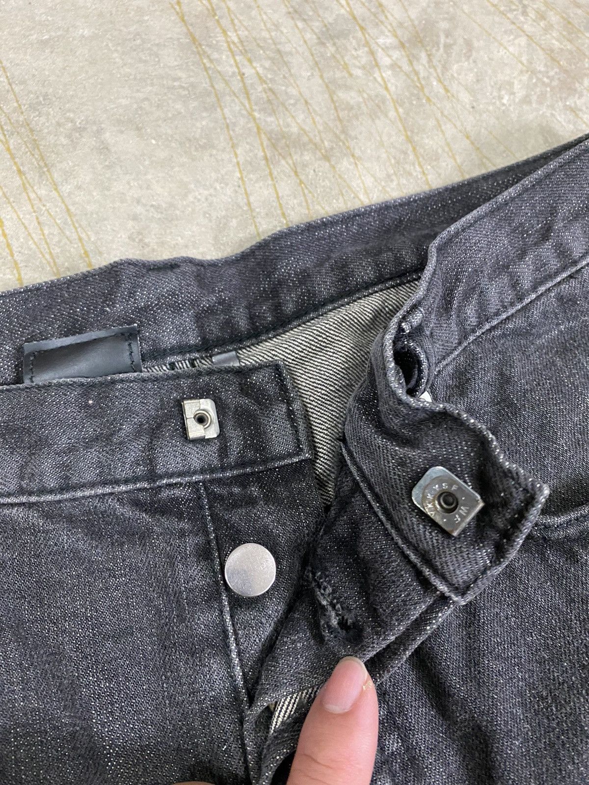 Dior AW04 DIOR Homme hedi slimane Faded wash Black denim Size US 32 / EU 48 - 7 Thumbnail