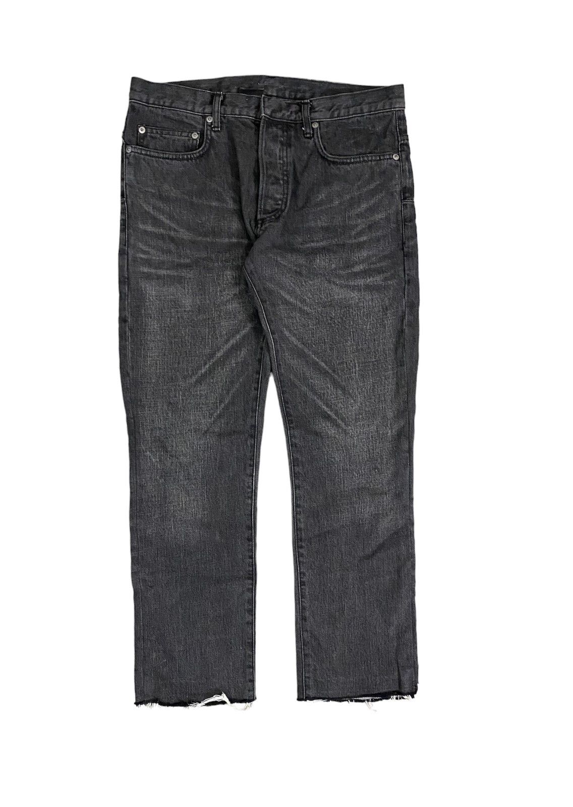 Dior AW04 DIOR Homme hedi slimane Faded wash Black denim Size US 32 / EU 48 - 1 Thumbnail