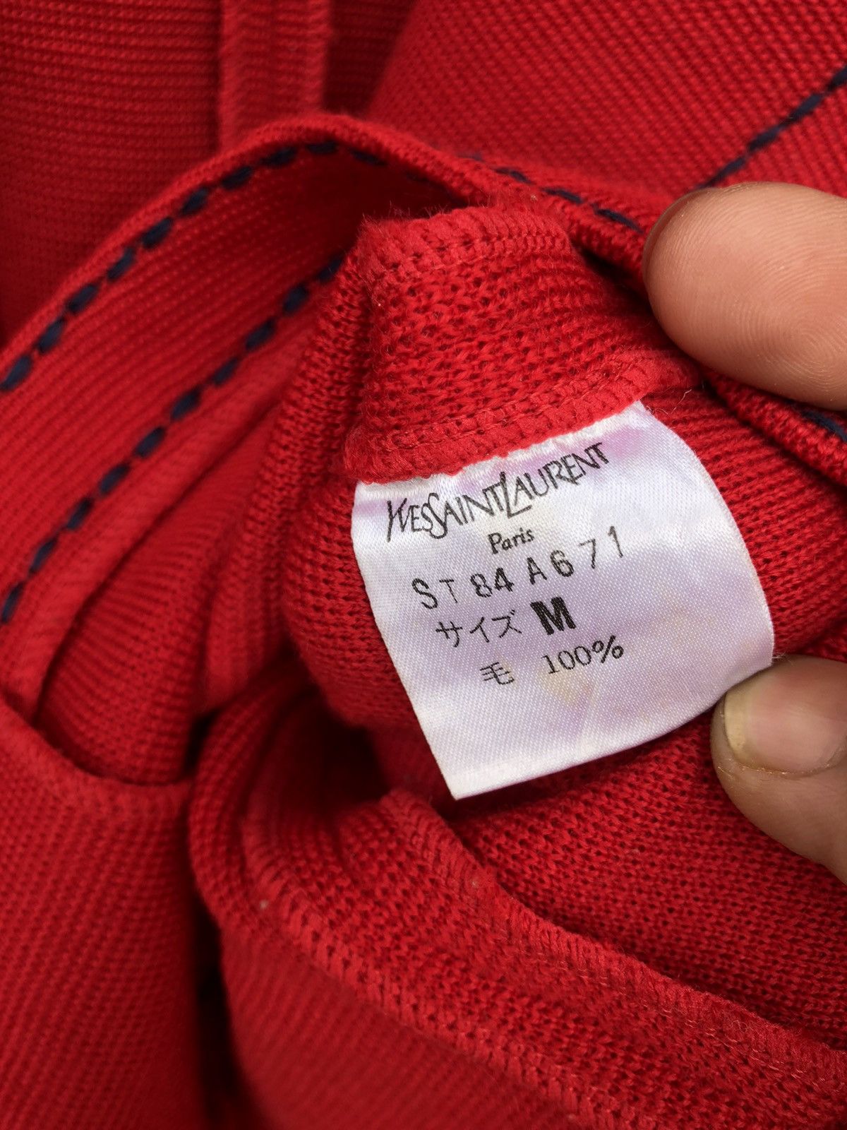Yves Saint Laurent Yves Saint Laurent Red Coat Jacket Size M / US 6-8 / IT 42-44 - 5 Thumbnail