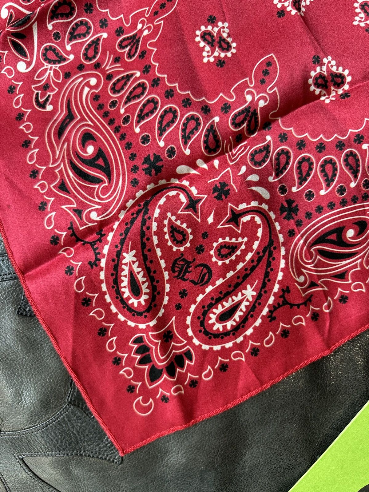 Chrome Hearts Chrome Hearts 100% SILK Paisley Bandana Scarf NEW Size ONE SIZE - 4 Thumbnail
