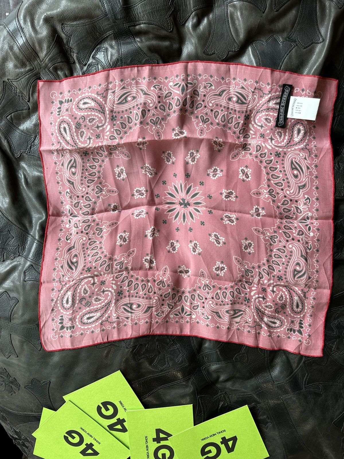 Chrome Hearts Chrome Hearts 100% SILK Paisley Bandana Scarf NEW Size ONE SIZE - 5 Thumbnail