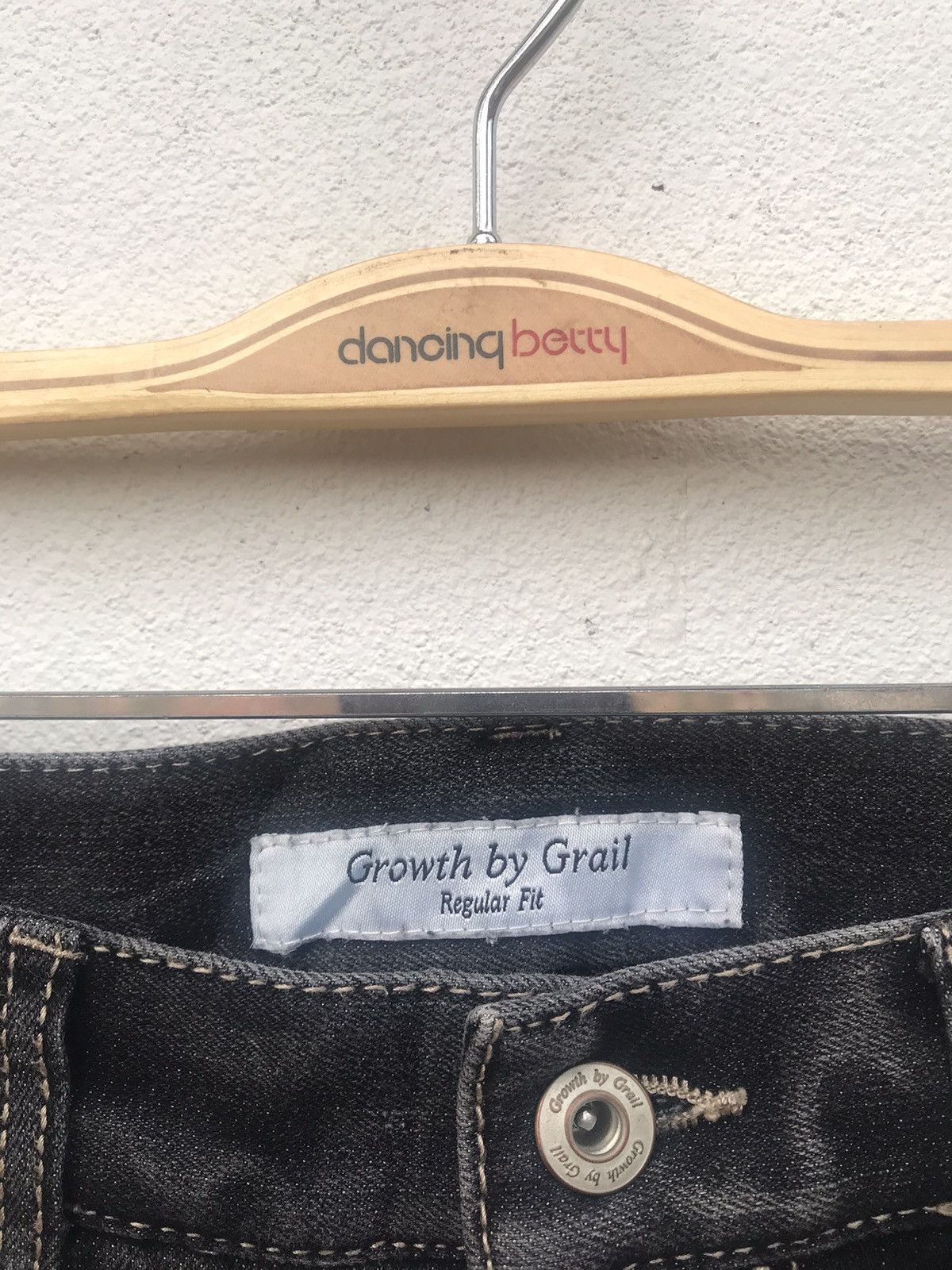 Japanese Brand Denim Jeans Distressed Regular Fit Size US 30 / EU 46 - 4 Thumbnail