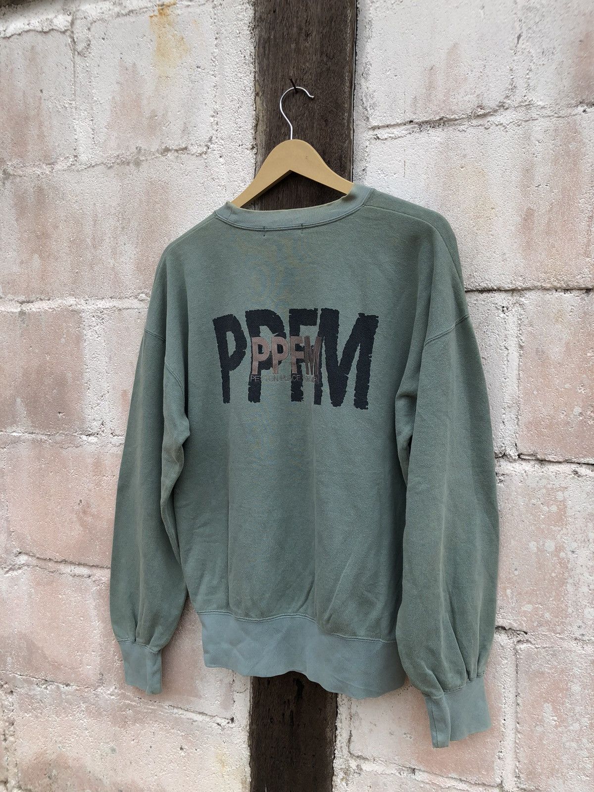 Japanese Brand × PPFM PPFM Peyton Place For Men Sweatshirt Box Logo Size US L / EU 52-54 / 3 - 4 Thumbnail