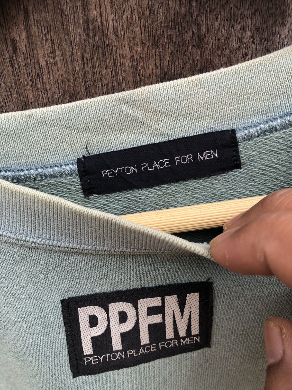 Japanese Brand × PPFM PPFM Peyton Place For Men Sweatshirt Box Logo Size US L / EU 52-54 / 3 - 5 Thumbnail