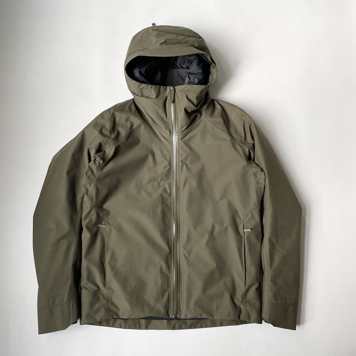 Arc'Teryx Veilance Olive Green Hooded Node Jacket | Grailed