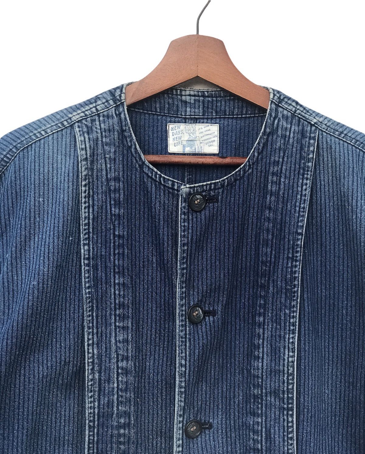 Japanese Brand Wabash Denim Jacket Designer Size US M / EU 48-50 / 2 - 7 Thumbnail