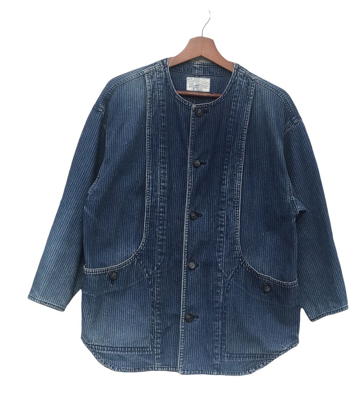 Japanese Brand Wabash Denim Jacket Designer Size US M / EU 48-50 / 2 - 1 Thumbnail