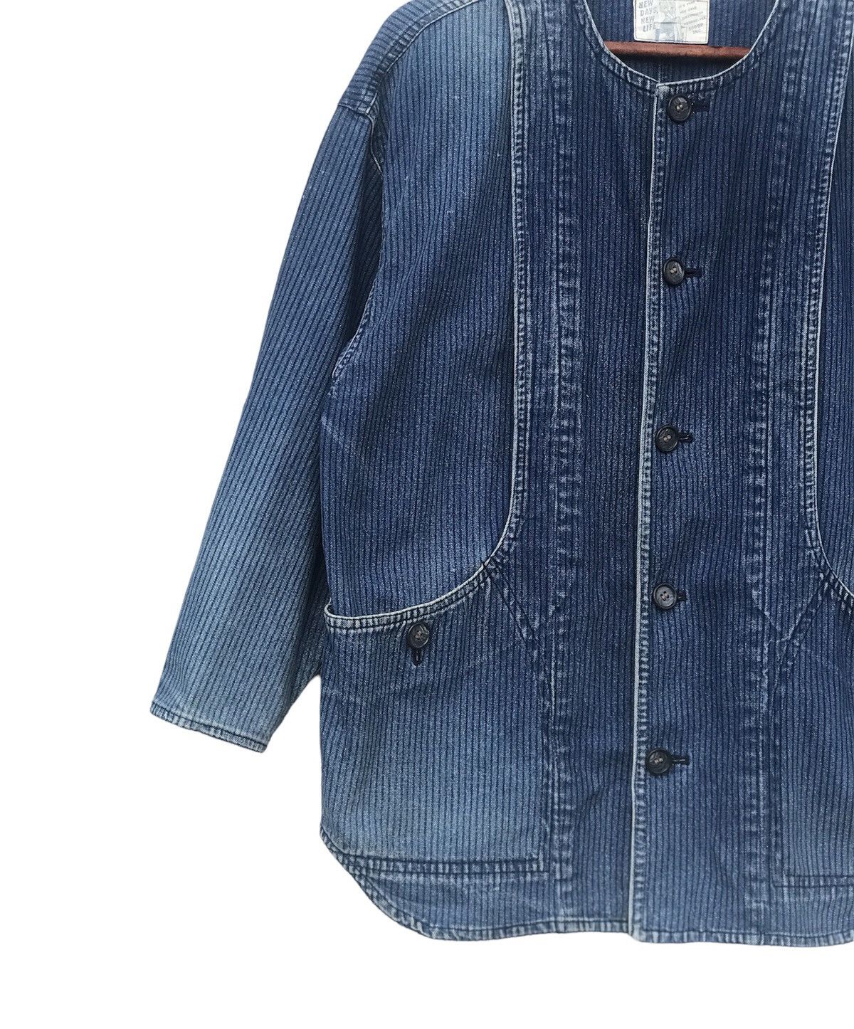 Japanese Brand Wabash Denim Jacket Designer Size US M / EU 48-50 / 2 - 2 Thumbnail
