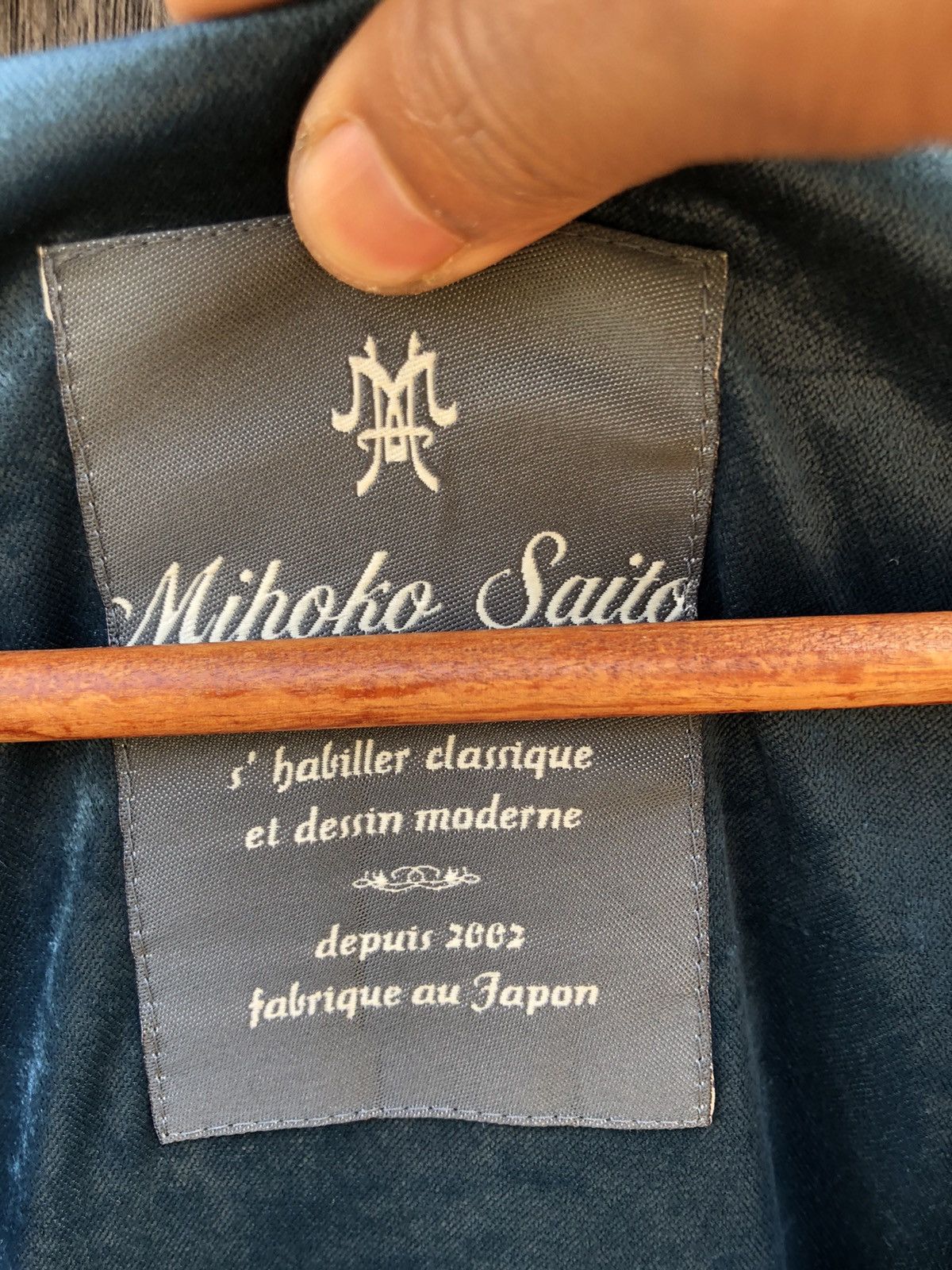 Designer × Japanese Brand Ladies Fleece Fur Shealing Mihoko Saito Size M / US 6-8 / IT 42-44 - 4 Thumbnail