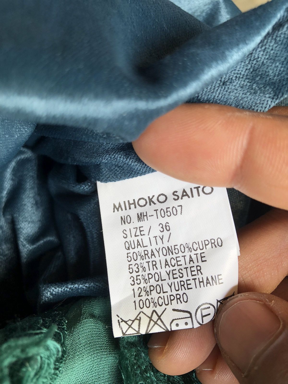 Designer × Japanese Brand Ladies Fleece Fur Shealing Mihoko Saito Size M / US 6-8 / IT 42-44 - 5 Thumbnail