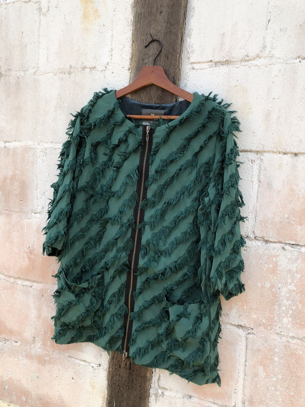 Designer × Japanese Brand Ladies Fleece Fur Shealing Mihoko Saito Size M / US 6-8 / IT 42-44 - 3 Thumbnail