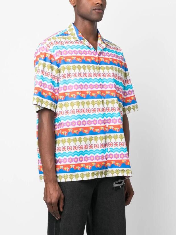 Egon Lab BNWT SS23 EGONLAB "WONDERLAND" GARDEN PRINT SUMMER SHIRT S Size US S / EU 44-46 / 1 - 1 Thumbnail