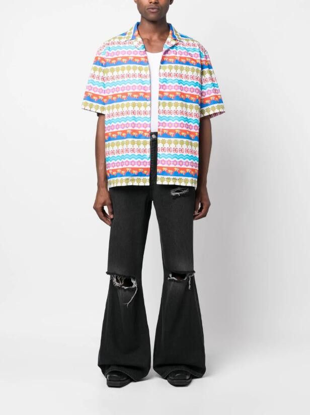 Egon Lab BNWT SS23 EGONLAB "WONDERLAND" GARDEN PRINT SUMMER SHIRT S Size US S / EU 44-46 / 1 - 13 Thumbnail