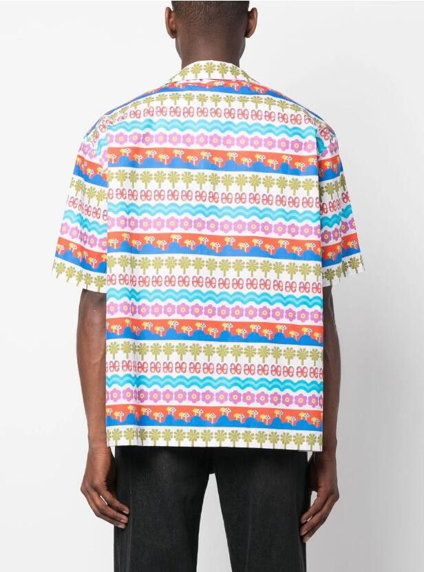 Egon Lab BNWT SS23 EGONLAB "WONDERLAND" GARDEN PRINT SUMMER SHIRT S Size US S / EU 44-46 / 1 - 11 Thumbnail
