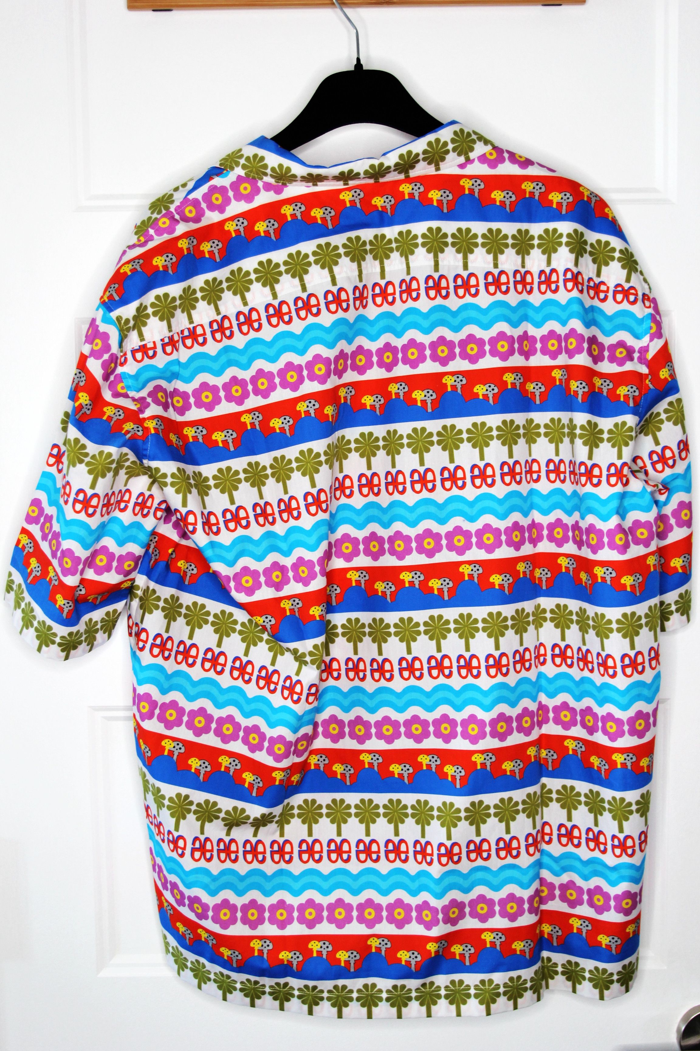 Egon Lab BNWT SS23 EGONLAB "WONDERLAND" GARDEN PRINT SUMMER SHIRT S Size US S / EU 44-46 / 1 - 3 Thumbnail