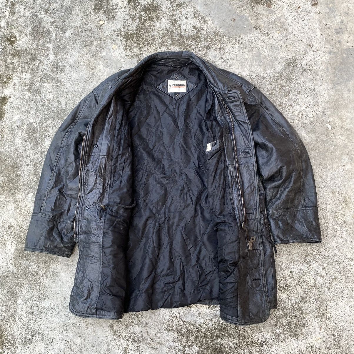 Renoma × Vintage Steals🔥Vintage Renoma Leather Jacket Size US XL / EU 56 / 4 - 3 Thumbnail