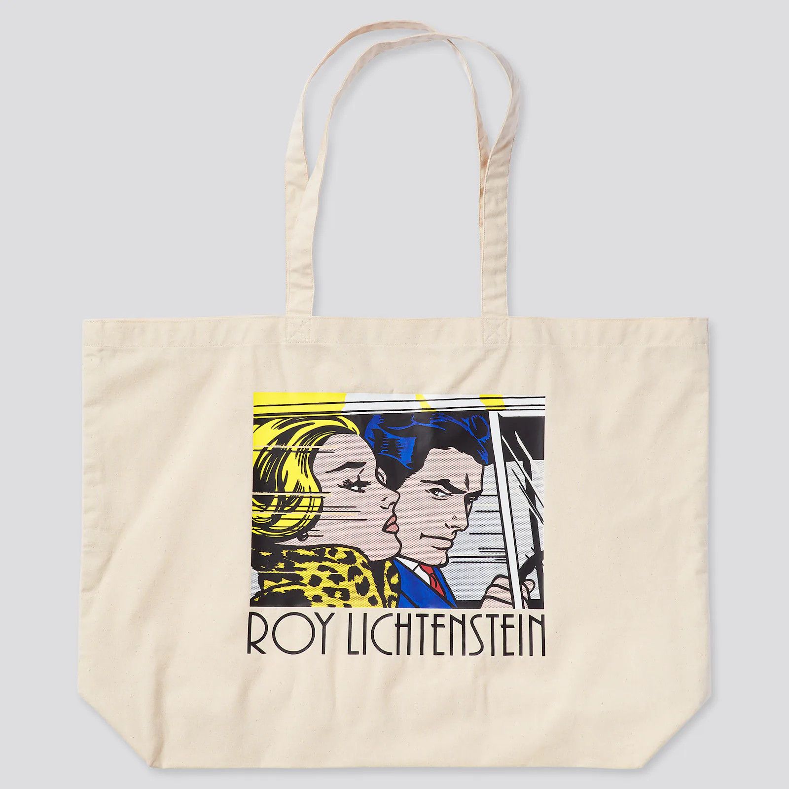 Japanese Brand × Vintage Roy Lichtenstein White Eco-Friendly Printed Bag (L) Size ONE SIZE - 1 Thumbnail