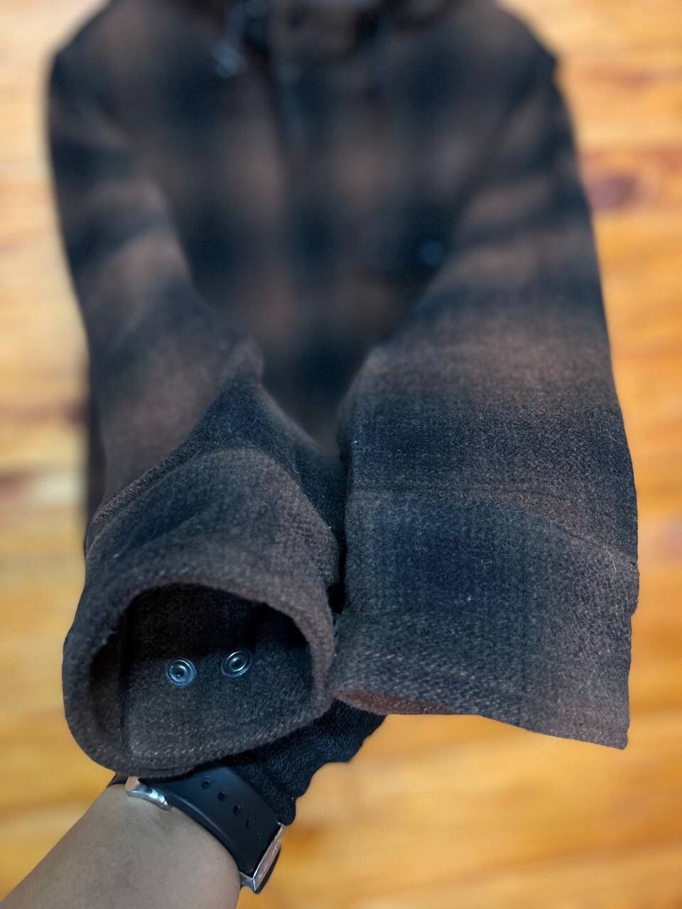 Japanese Brand TOPVALU WOOL PLAID HOODIE JACKET Size US L / EU 52-54 / 3 - 7 Thumbnail