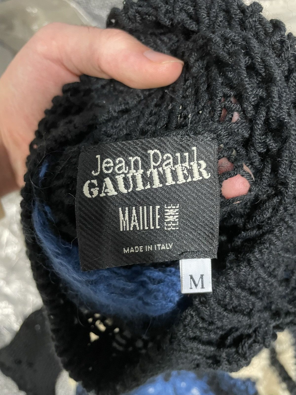 Jean Paul Gaultier 2007 runway balaclava mask sweater knit jumper archive rare Size M / US 6-8 / IT 42-44 - 14 Thumbnail