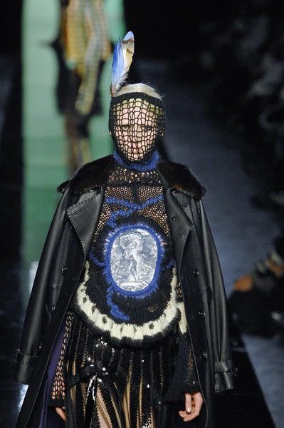 Jean Paul Gaultier 2007 runway balaclava mask sweater knit jumper archive rare Size M / US 6-8 / IT 42-44 - 2 Thumbnail