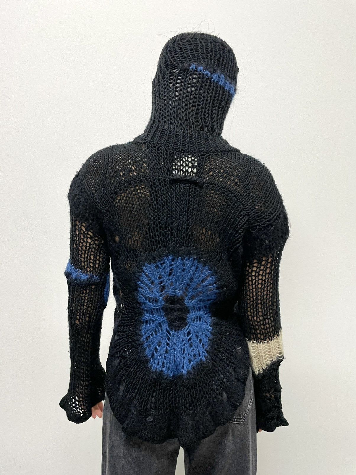 Jean Paul Gaultier 2007 runway balaclava mask sweater knit jumper archive rare Size M / US 6-8 / IT 42-44 - 7 Thumbnail