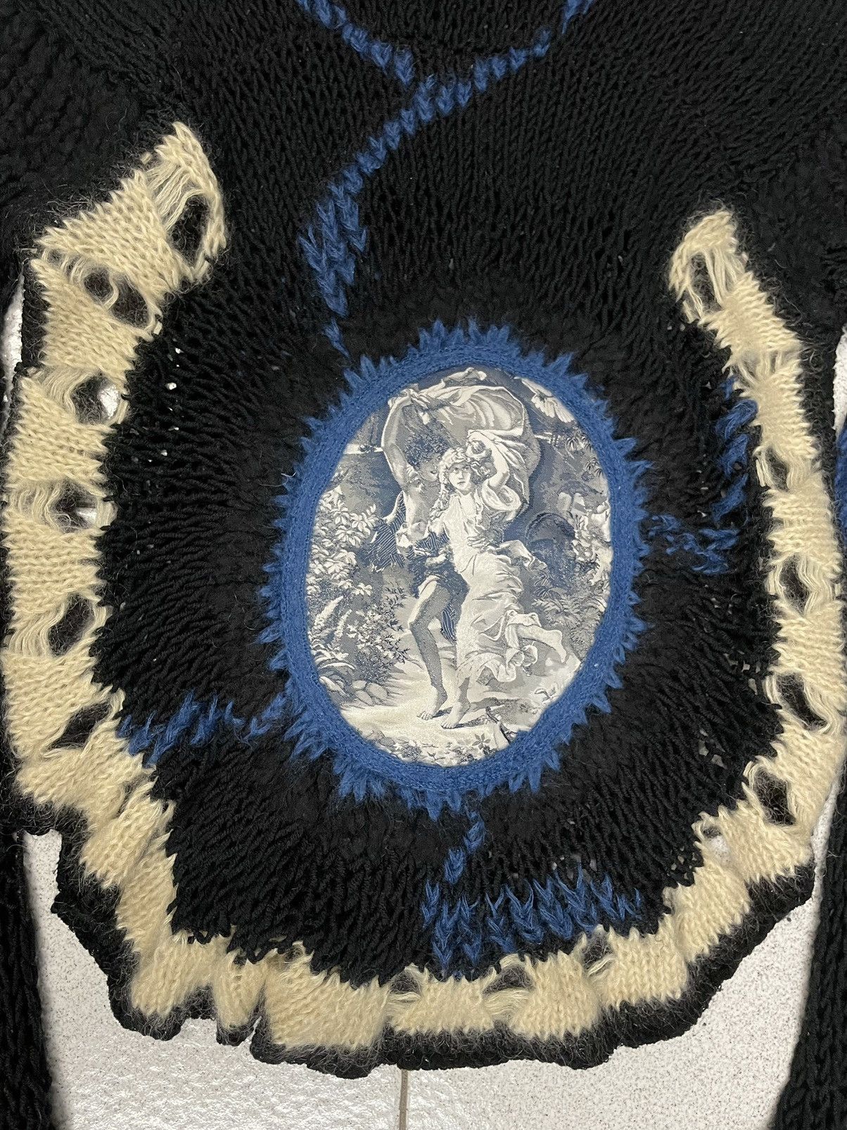 Jean Paul Gaultier 2007 runway balaclava mask sweater knit jumper archive rare Size M / US 6-8 / IT 42-44 - 10 Thumbnail