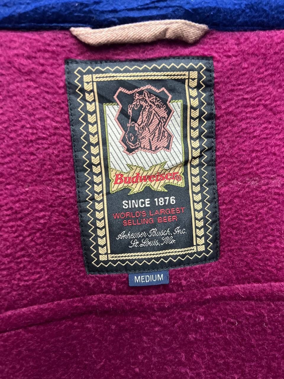 Budweiser BUDWEISER KING OF BEERS FLEECE JACKET Size US M / EU 48-50 / 2 - 14 Thumbnail