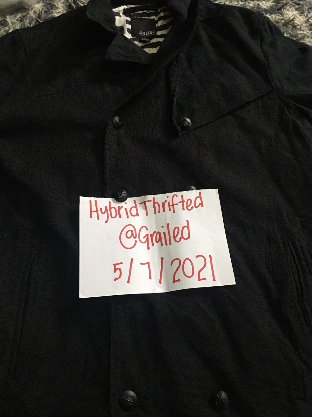 Volcom VOLCOM COATED PEACOAT Size US L / EU 52-54 / 3 - 16 Thumbnail