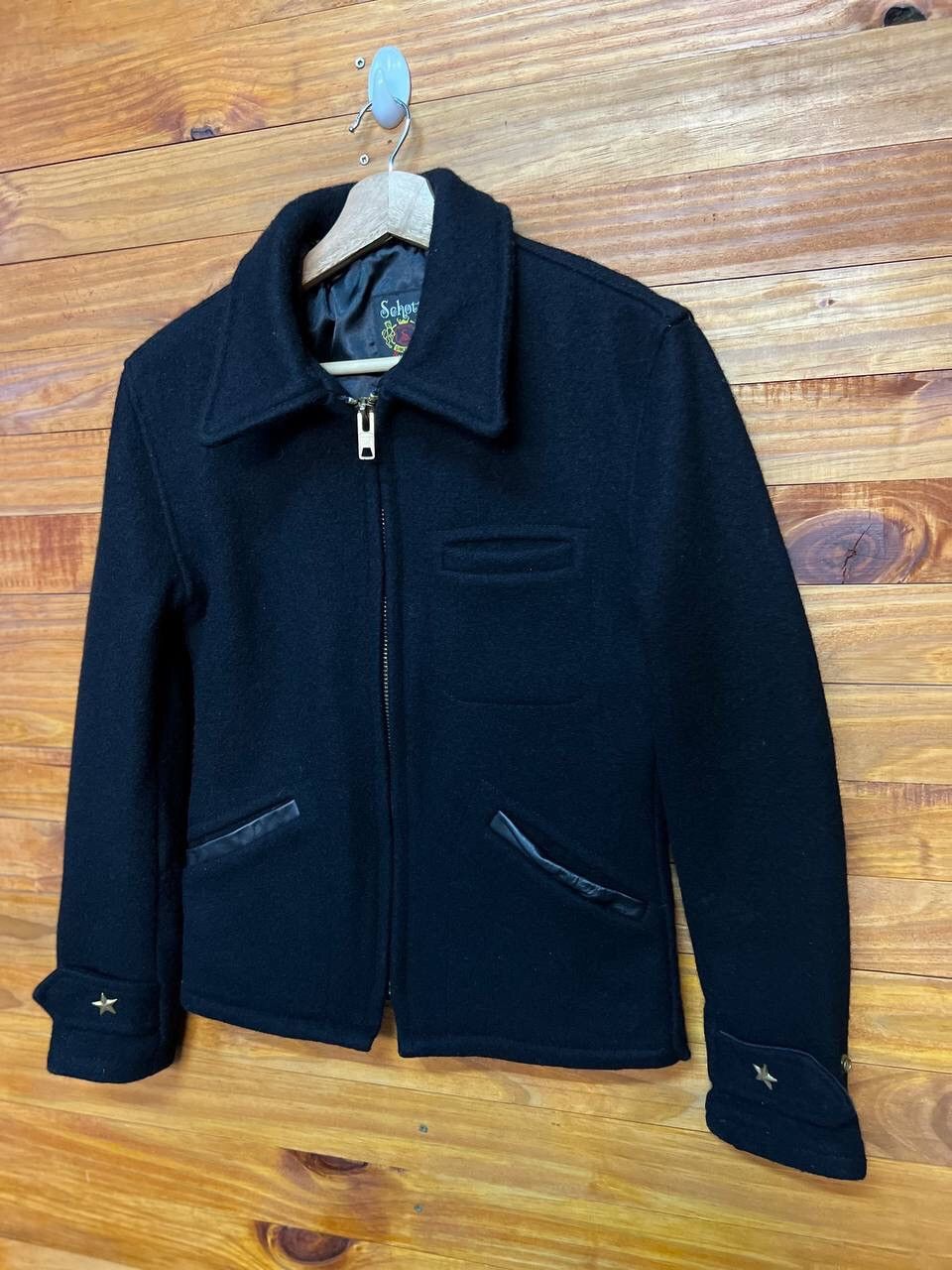 Schott VINTAGE SCHOTT BROS KNE STAR WOOL JACKET Size US XS / EU 42 / 0 - 3 Thumbnail