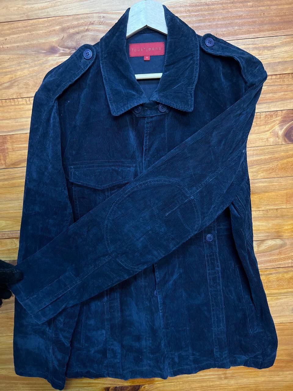 FCUK VINTAGE FCUK JEANS CORDUROY JACKET Size US M / EU 48-50 / 2 - 7 Thumbnail