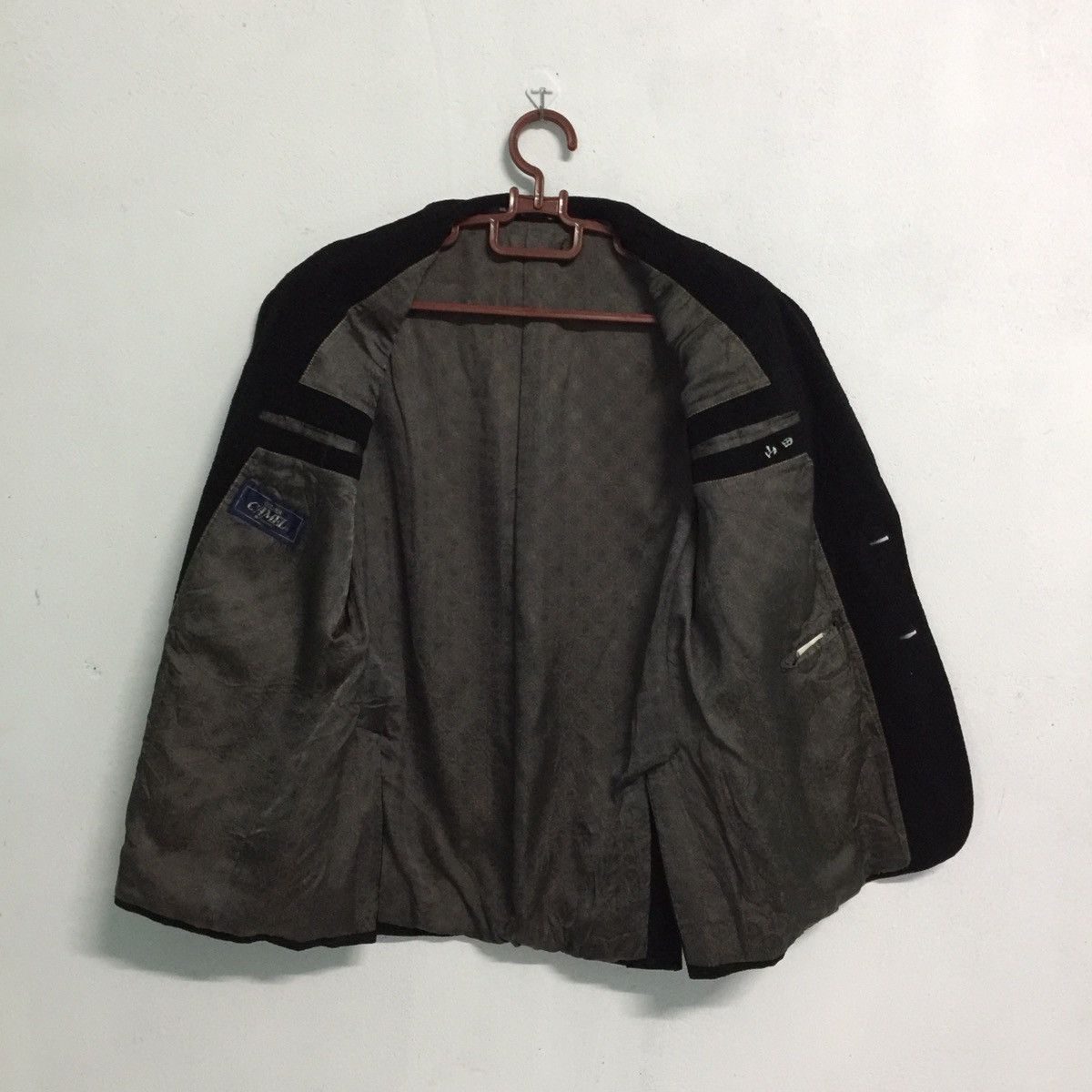 Japanese Brand Golden camel black blazer Size 38R - 6 Thumbnail