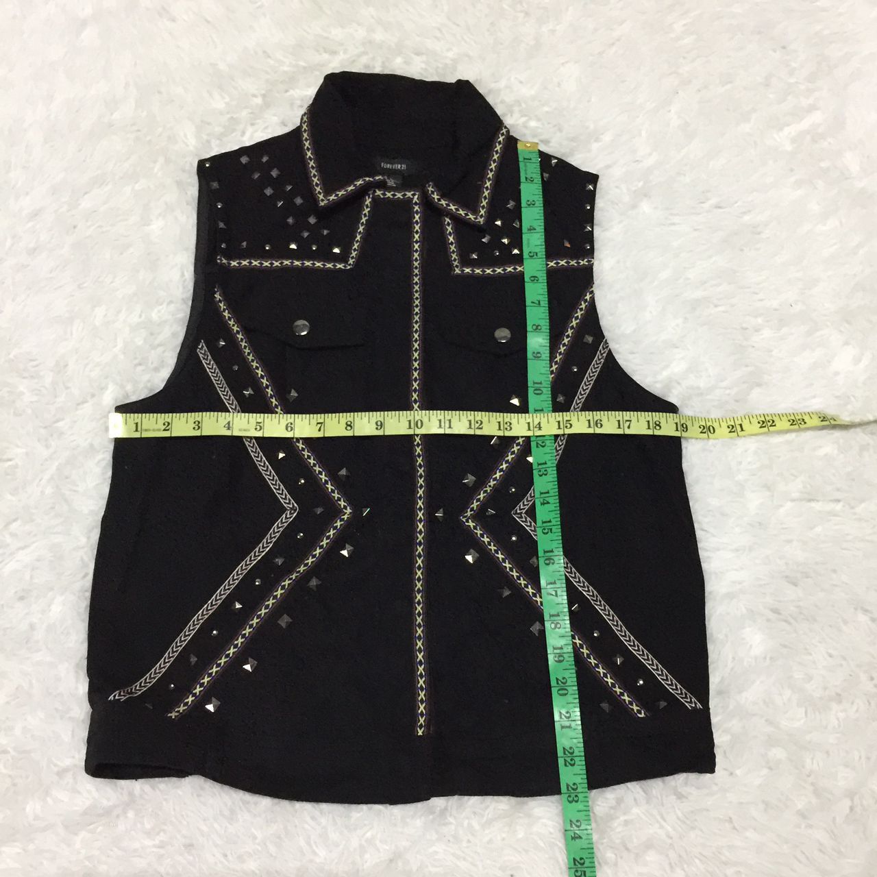 Forever 21 Rare Forever 21 Punk Design Vest Size S / US 4 / IT 40 - 3 Thumbnail