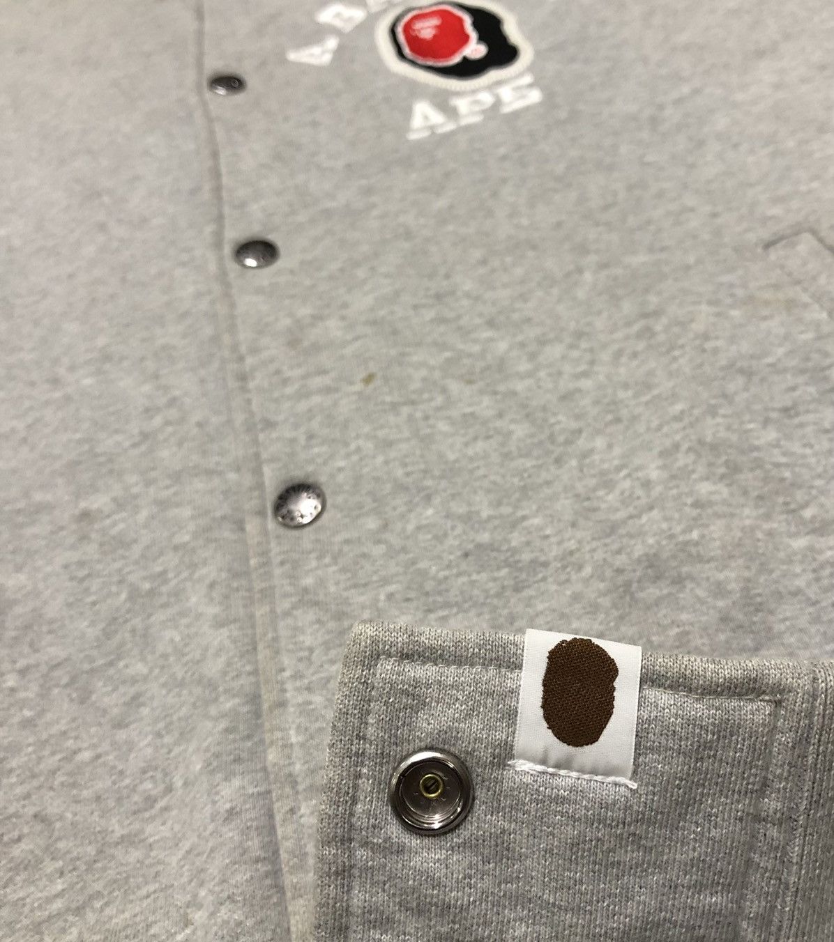 Bape A Bathing Ape Baby Milo Velvet Varsity Jacket Size US L / EU 52-54 / 3 - 17 Thumbnail