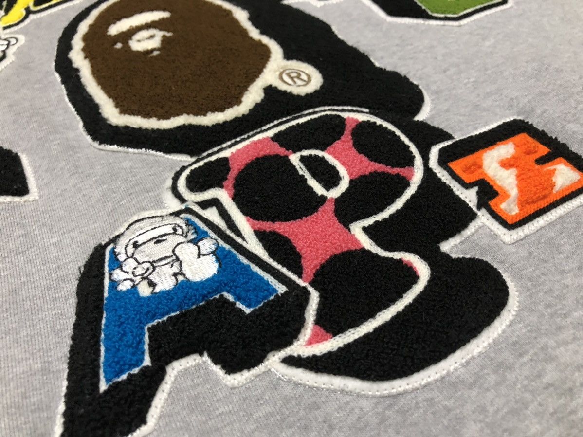 Bape A Bathing Ape Baby Milo Velvet Varsity Jacket Size US L / EU 52-54 / 3 - 5 Thumbnail