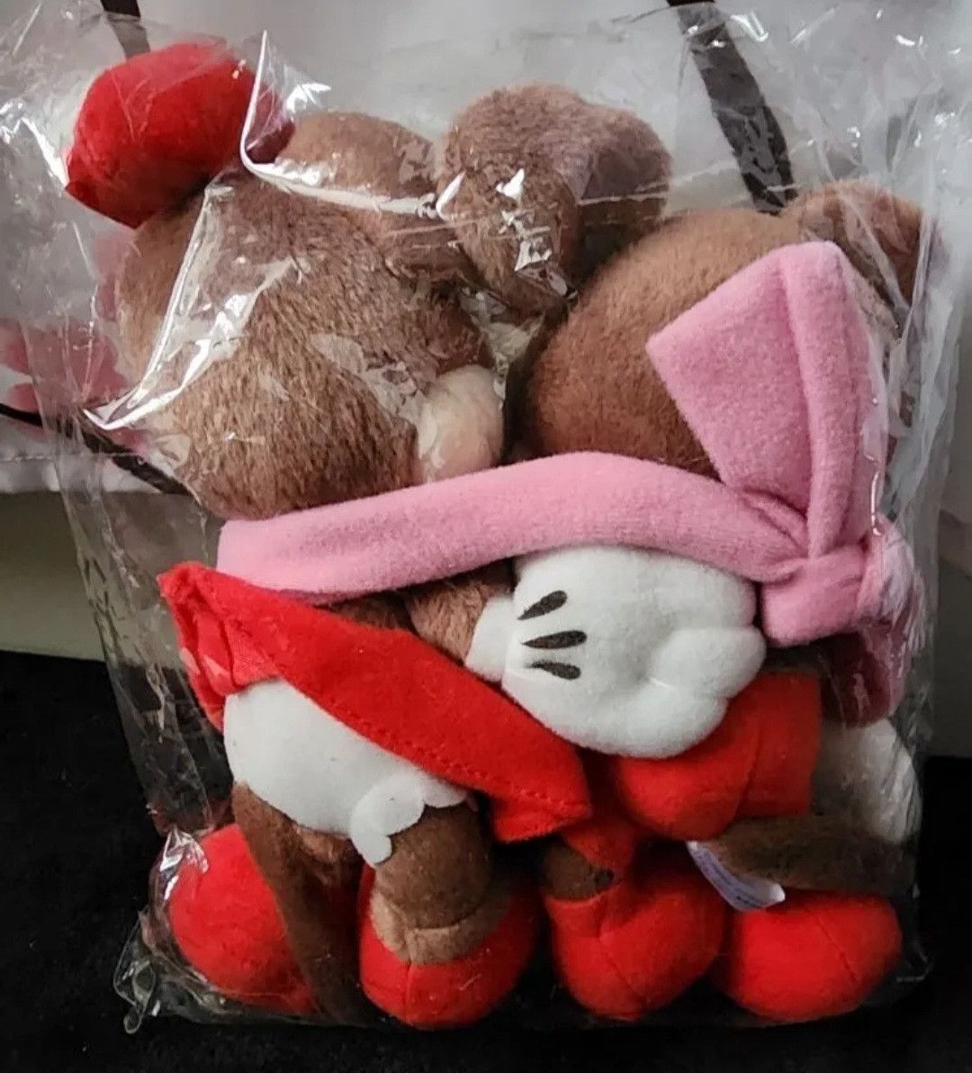 Disney Disney Fun Fan Amuse Sega Mickey Minnie Red Heart Plush 8" Size ONE SIZE - 2 Thumbnail