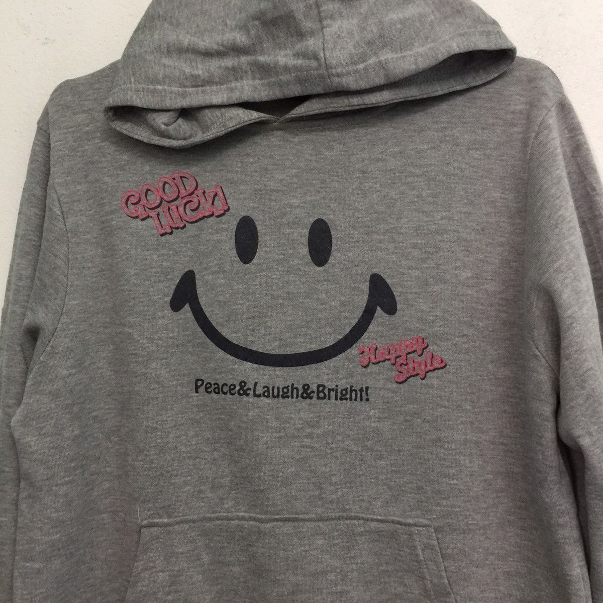 Japanese Brand Smiley Face Harvey Ball Hoodie Sweatshirt Size US S / EU 44-46 / 1 - 5 Thumbnail