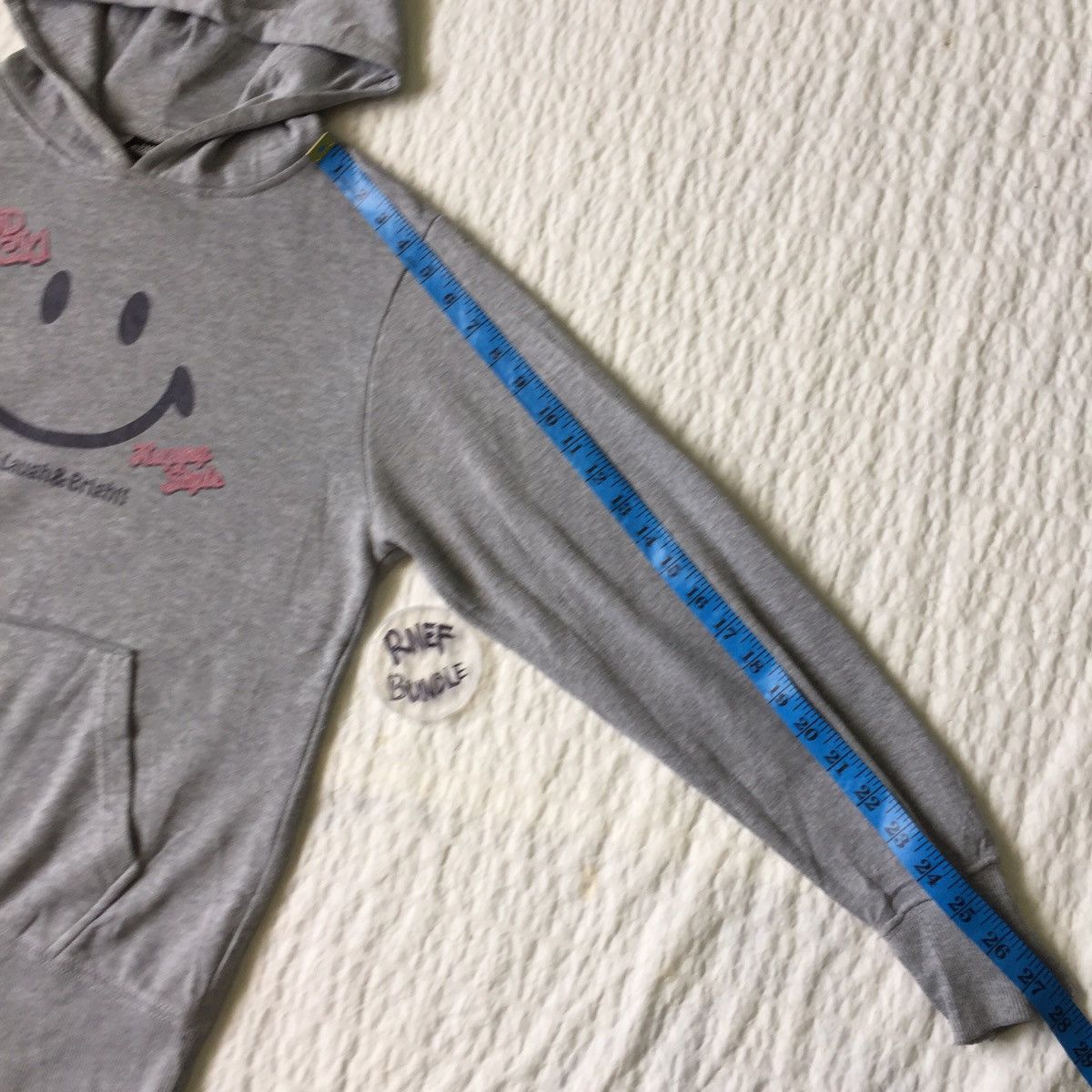 Japanese Brand Smiley Face Harvey Ball Hoodie Sweatshirt Size US S / EU 44-46 / 1 - 16 Thumbnail