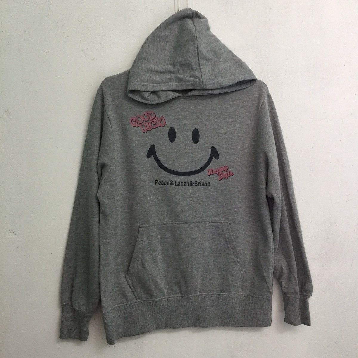 Japanese Brand Smiley Face Harvey Ball Hoodie Sweatshirt Size US S / EU 44-46 / 1 - 4 Thumbnail