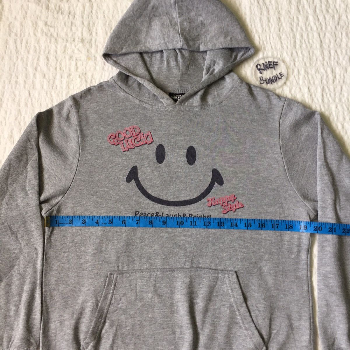 Japanese Brand Smiley Face Harvey Ball Hoodie Sweatshirt Size US S / EU 44-46 / 1 - 14 Thumbnail
