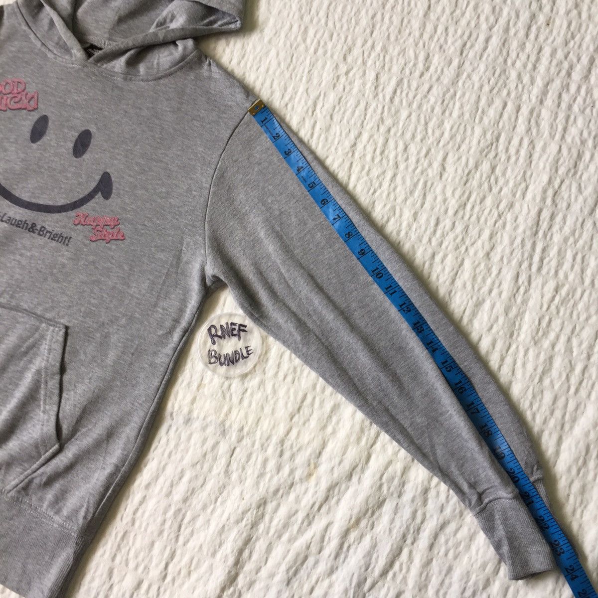 Japanese Brand Smiley Face Harvey Ball Hoodie Sweatshirt Size US S / EU 44-46 / 1 - 17 Thumbnail