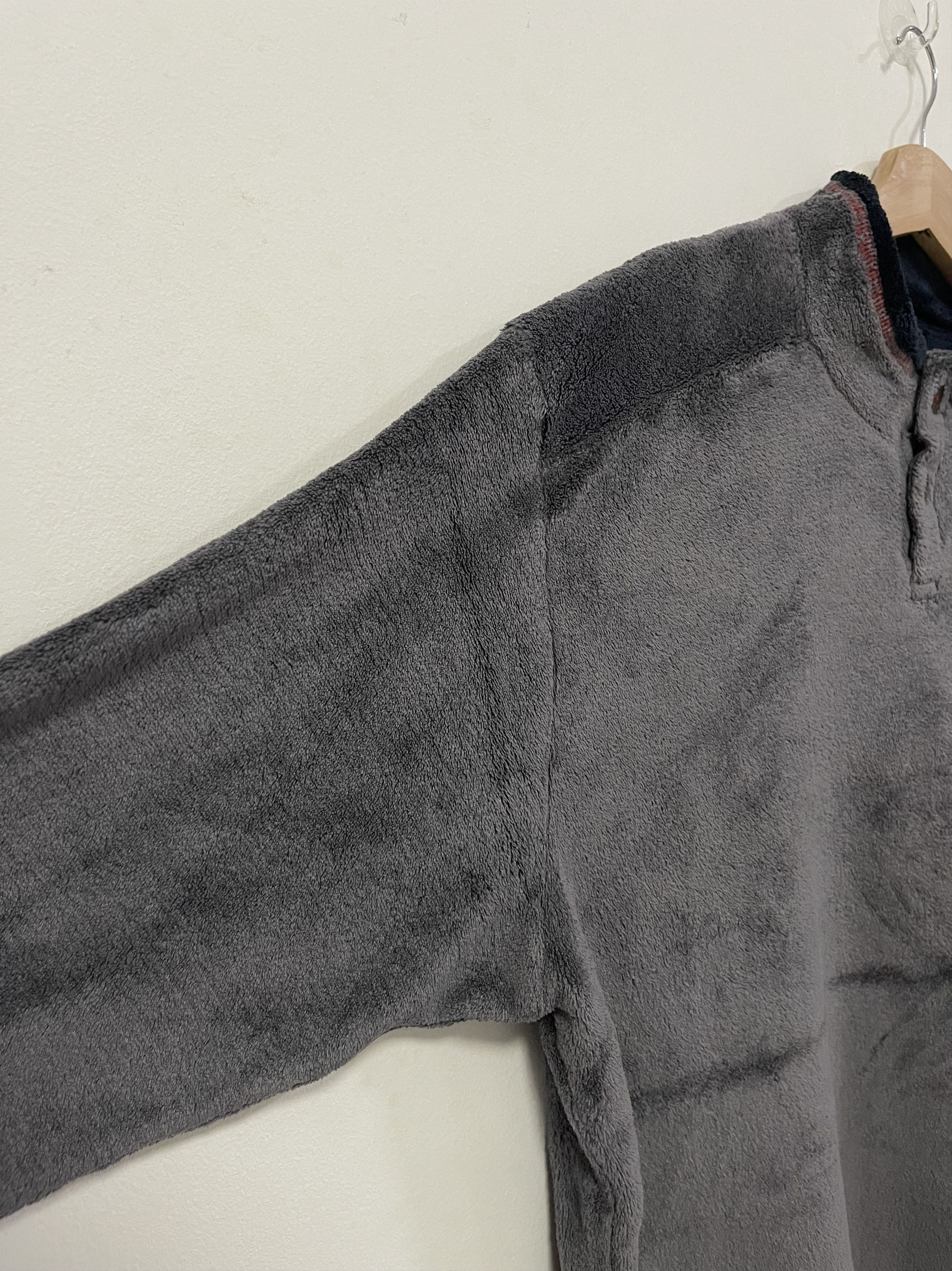 Kansai Yamamoto × Vintage Kansai Yamamoto Homme Fleece Single Pocket Sweatshirt Size US L / EU 52-54 / 3 - 8 Thumbnail