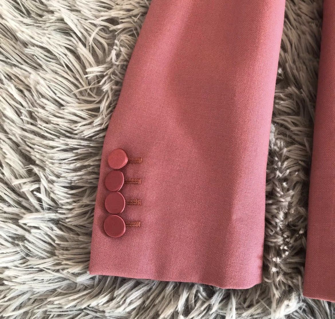 Yves Saint Laurent Saint Laurent Original New 16Ss Pink Blazer Size US S / EU 44-46 / 1 - 3 Thumbnail
