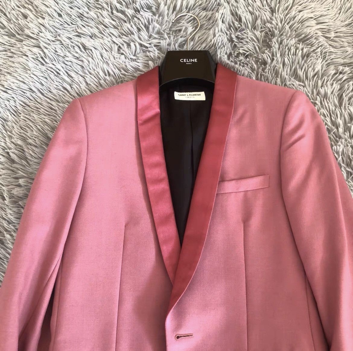 Yves Saint Laurent Saint Laurent Original New 16Ss Pink Blazer Size US S / EU 44-46 / 1 - 2 Thumbnail