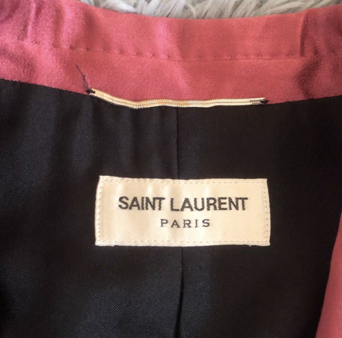 Yves Saint Laurent Saint Laurent Original New 16Ss Pink Blazer Size US S / EU 44-46 / 1 - 4 Thumbnail