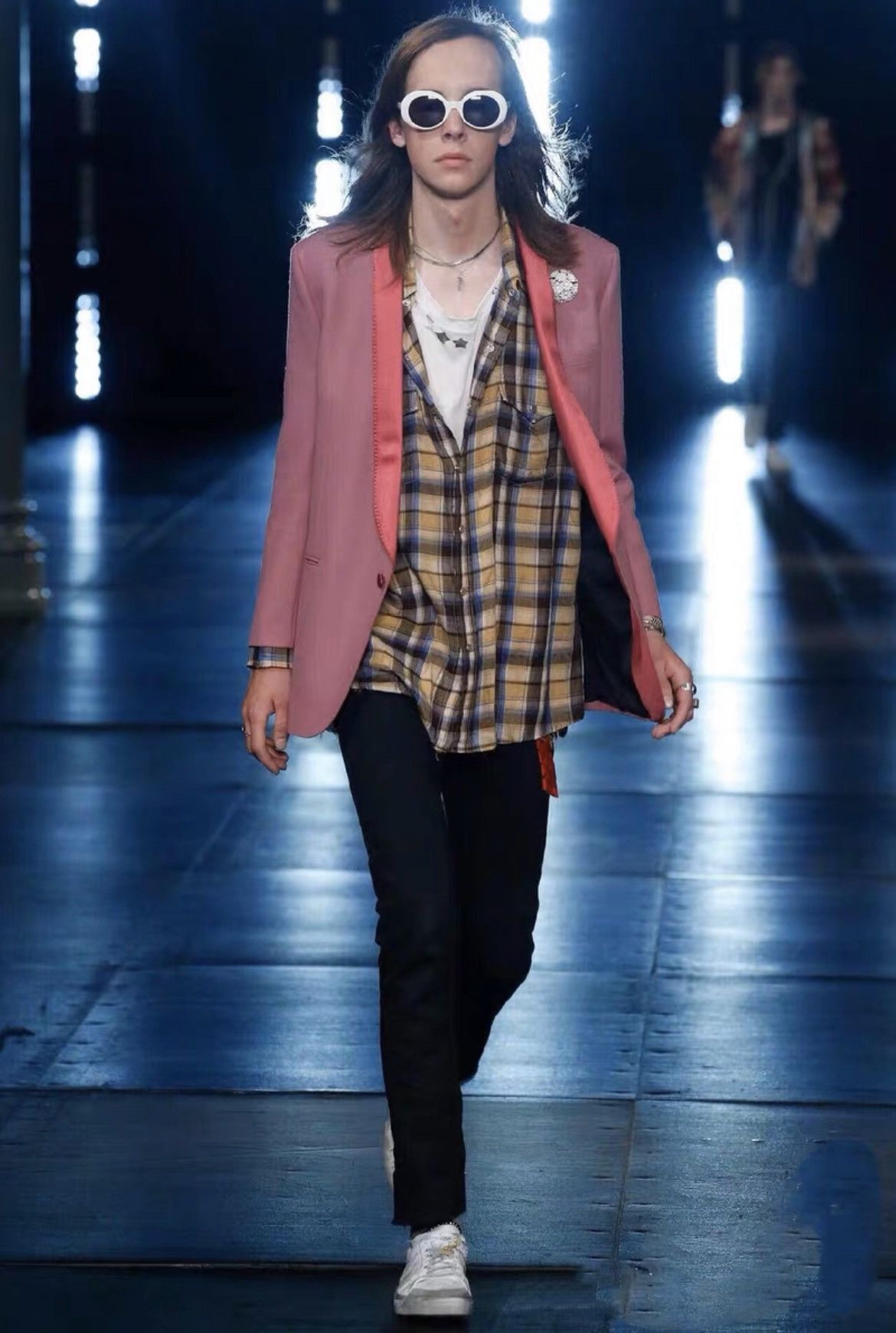 Yves Saint Laurent Saint Laurent Original New 16Ss Pink Blazer Size US S / EU 44-46 / 1 - 7 Thumbnail