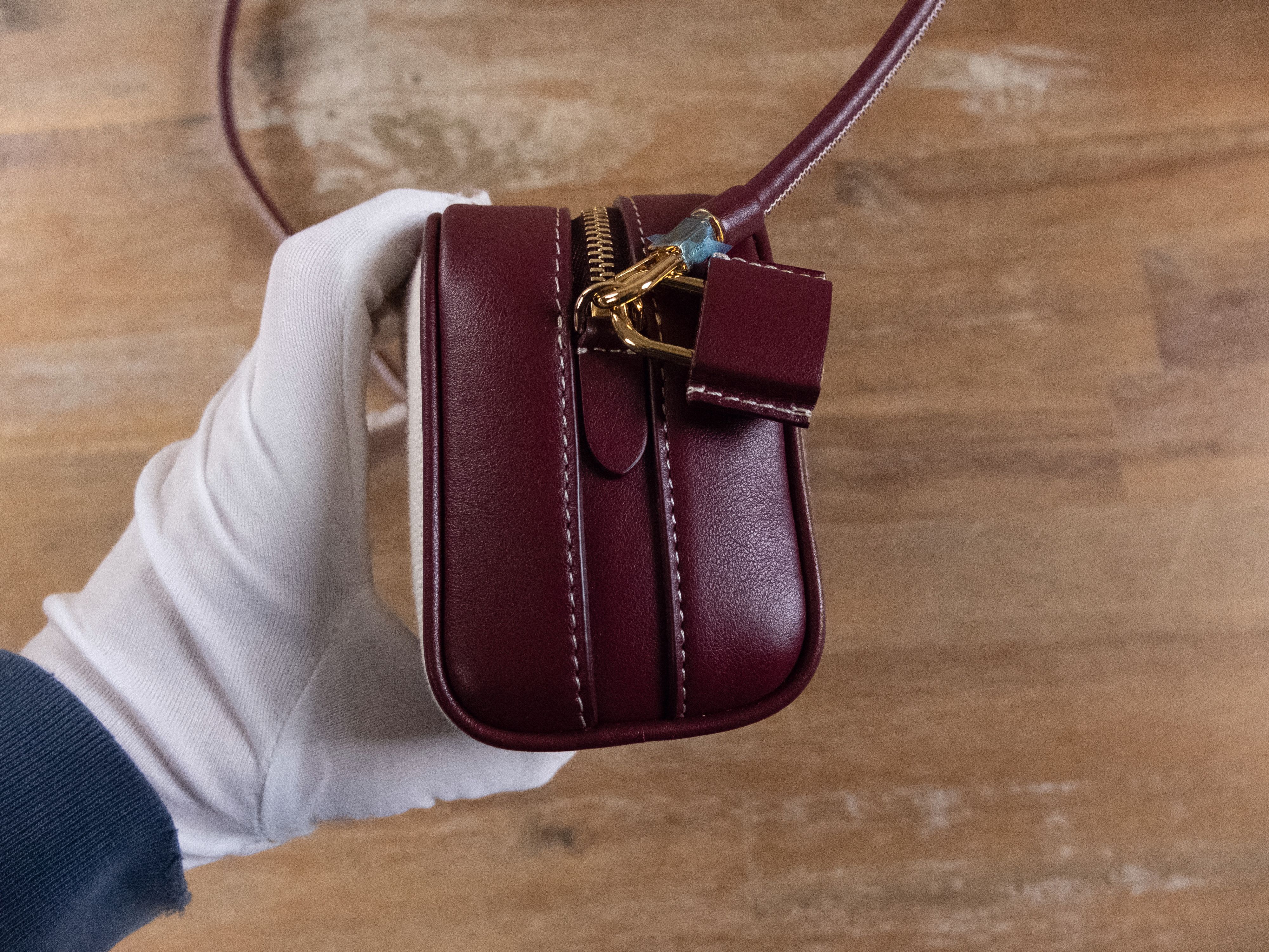 Burberry $1295 BURBERRY Horseferry Half Cube canvas crossbody bag Size ONE SIZE - 6 Thumbnail
