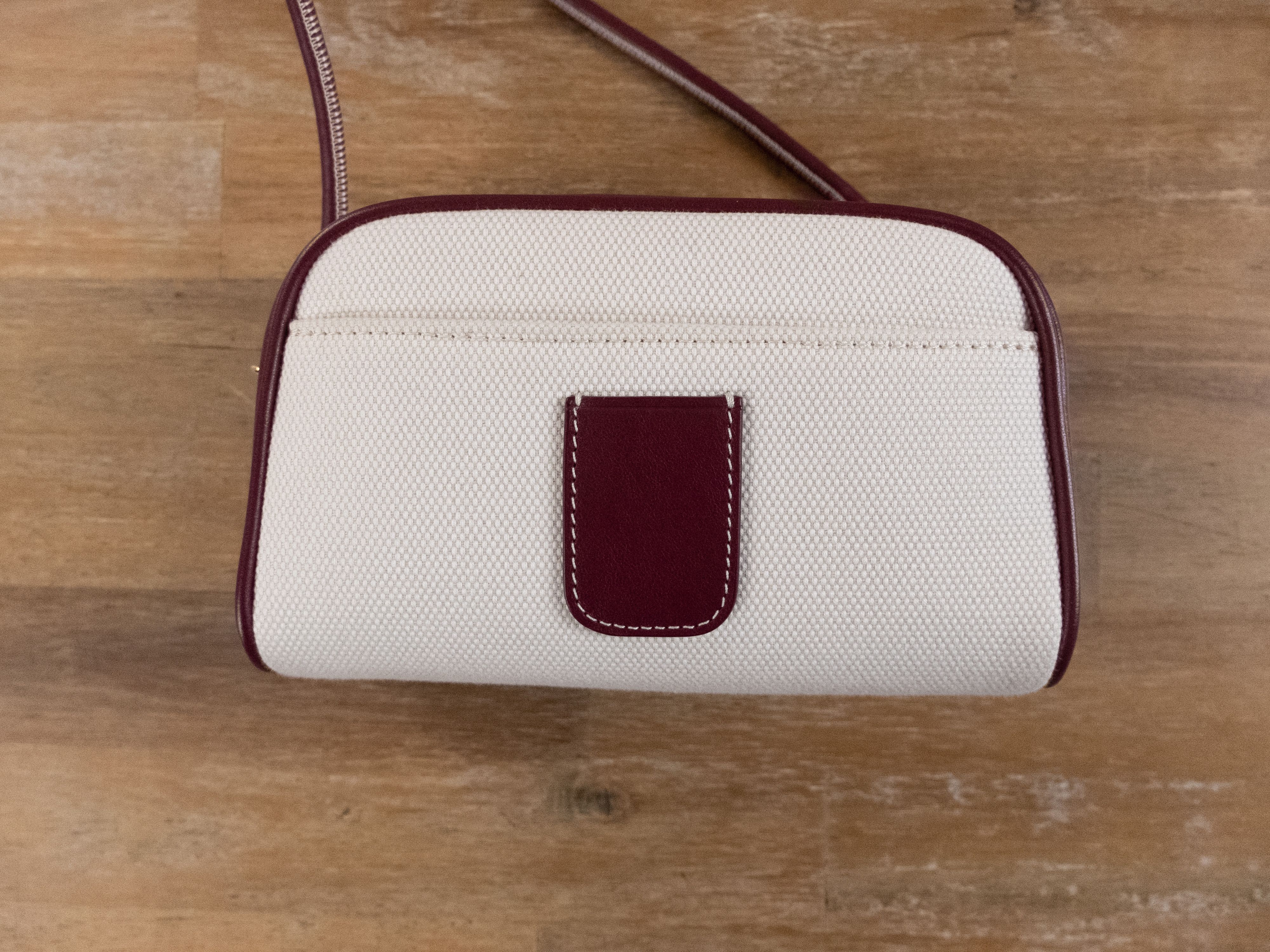 Burberry $1295 BURBERRY Horseferry Half Cube canvas crossbody bag Size ONE SIZE - 7 Thumbnail